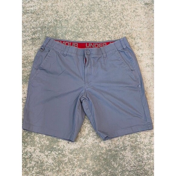 Under Armour Golf Shorts Mens 40 Gray UA Match Play Performance Stretch - Picture 1 of 6